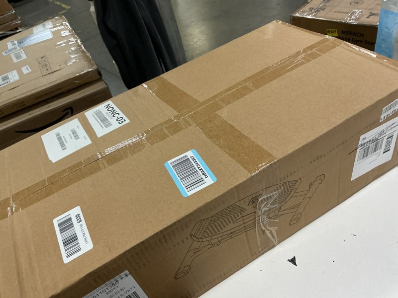 Condition photo showing New/Like New for balance trainer simulated ski machine resistance-based aerobic treadmill portable stepper carries 300 pounds silent full-body exercise machine with led display.