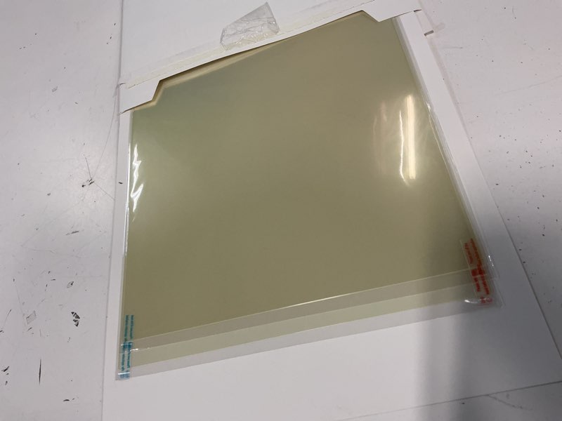 Condition photo showing As Is for [2 pack] magnetic hanging 21.5 in computer anti blue light screen protector for16:9 aspect ratio widescreen monitor, eye protection anti-glare light led pc screen protector, removable 21.5in protective film [2 pack] magnetic 21.5" blue light screen