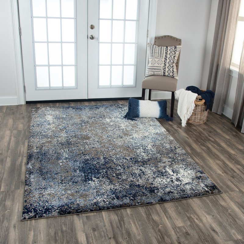 Barger Black Area Rug 
