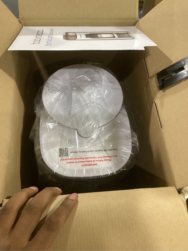 Condition photo showing Good Condition for baby brezza new and improved formula pro advanced formula dispenser machine - automatically mix a warm formula bottle instantly - easily make bottle with automatic powder blending, white formula pro advanced dispenser