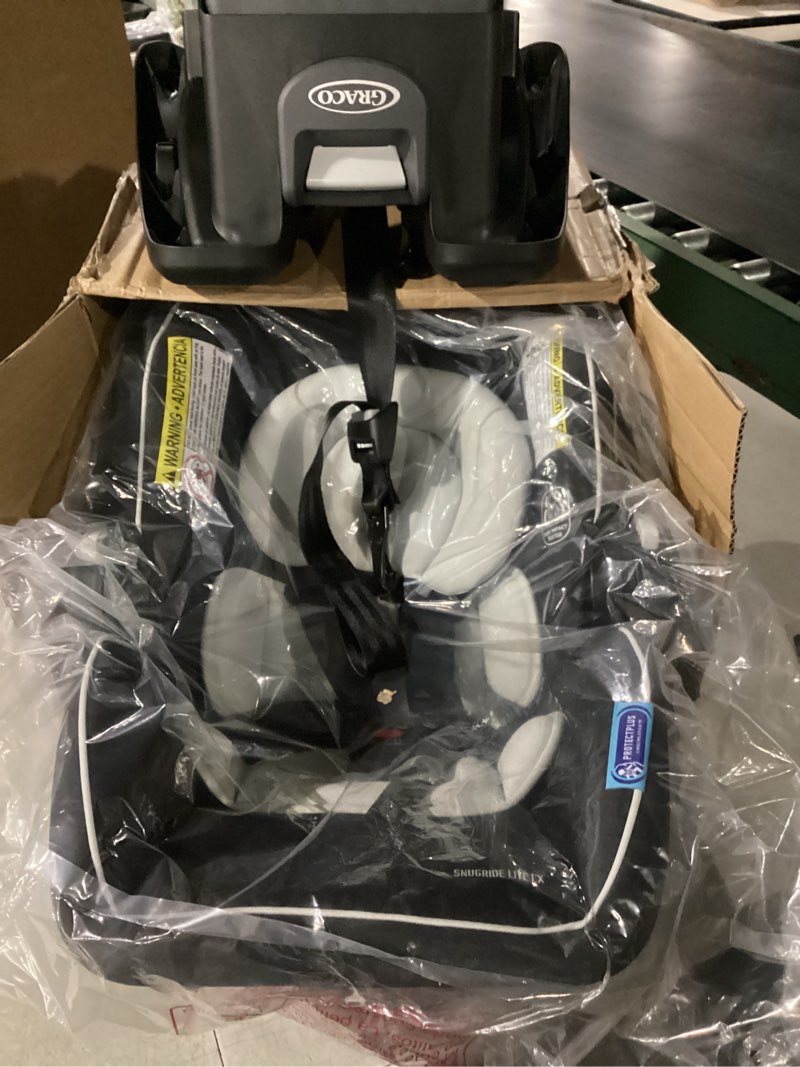 Condition photo showing Good Condition for Graco SnugRide Lite LX Infant Car Seat, Lightweight Rear-Facing Seat for Babies 4–30 lb, 4-Position Adjustable Base, LATCH Installation & ProtectPlus Engineered, Studio