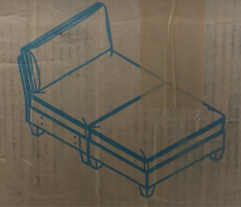(Incomplete) Sofa beige HS003B1-01