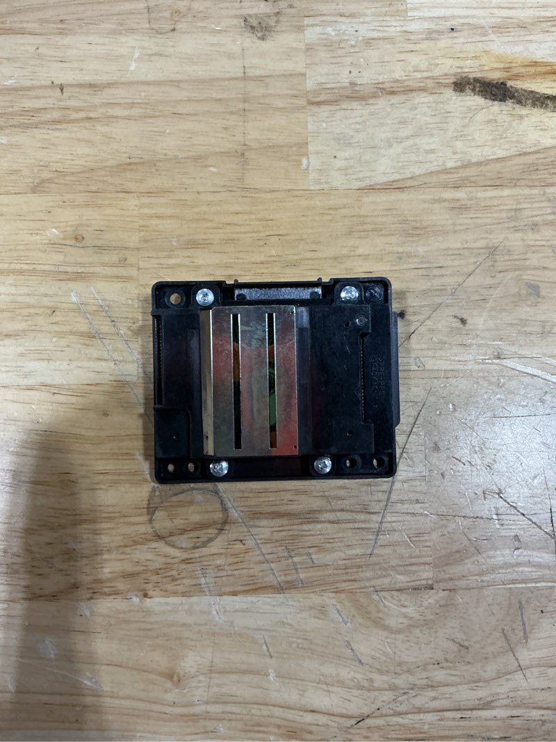 Condition photo showing As Is for print head replacement sturdy printhead functional print head