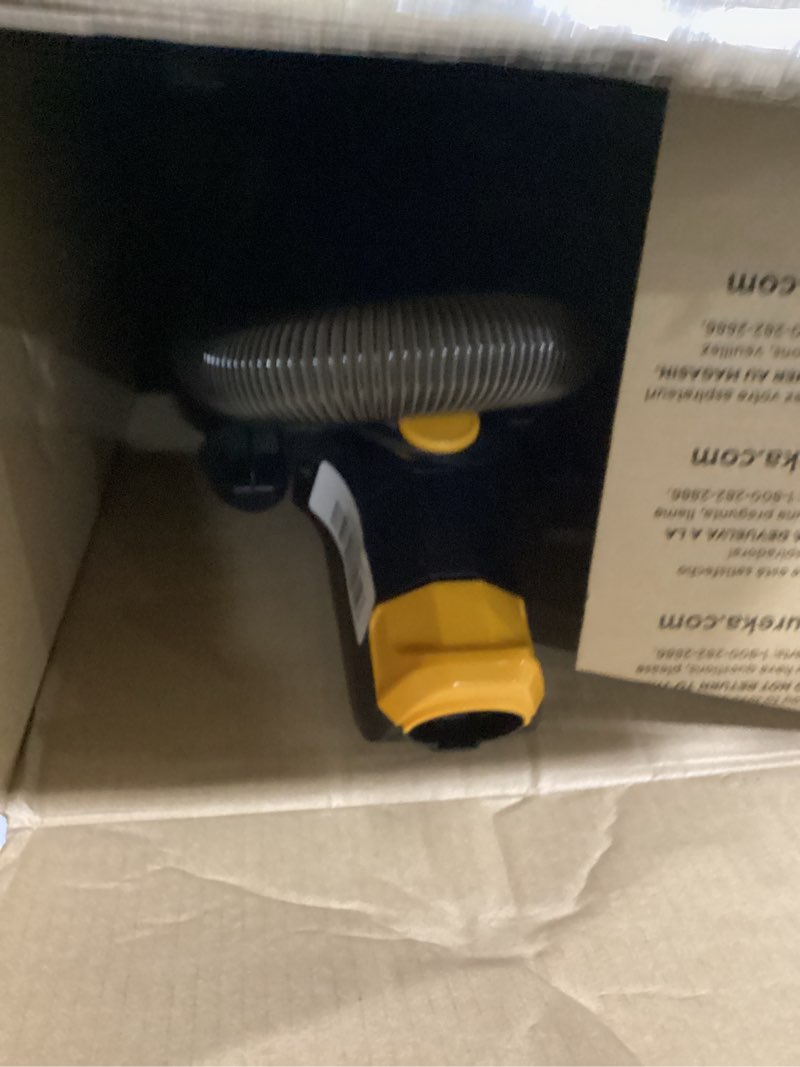 Condition photo showing As Is for EUREKA PowerSpeed Lightweight Powerful Upright Vacuum Cleaner for Carpet and Hard Floor, Pet Turbo, Black,Yellow Yellow NEU181D with Pet Tool