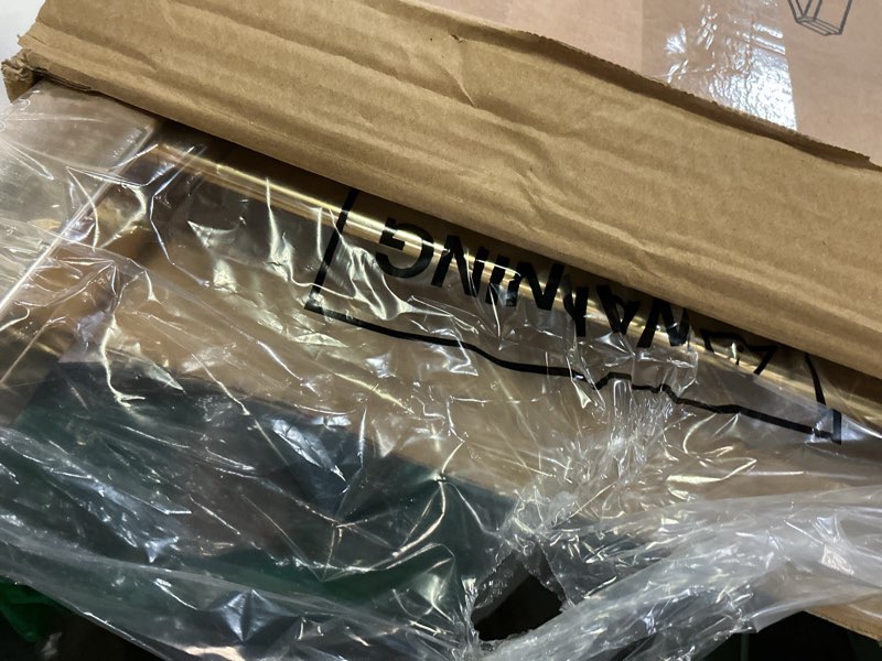 Condition photo showing Good Condition for HillhutApex 2 Step Stool, Aluminum Foldable Step Ladder, Lightweight Stable Stool with Wide Non-Slip Pedals, 330lbs Bearing Capacity Ladder for Office,Home,Kitchen - Gold Gold 2 Step