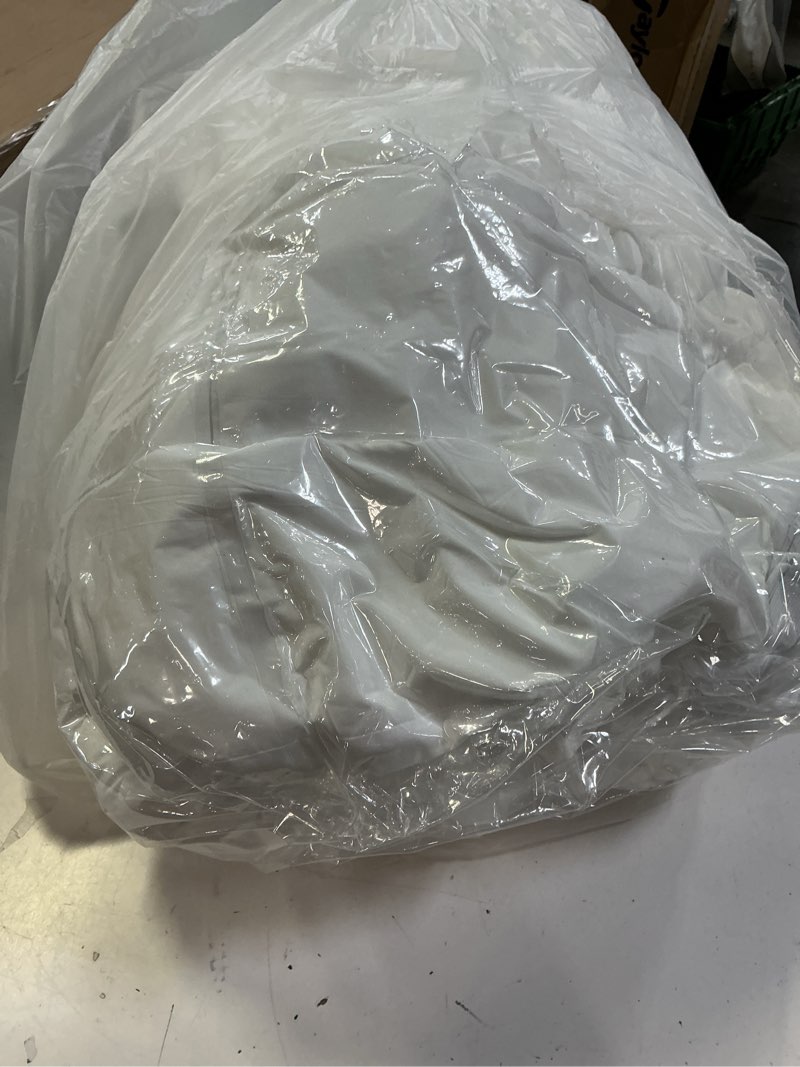 Condition photo showing Good Condition for ultra soft queen mattress topper - cloud-like mattress pad for full back support - breathable cooling material for hot sleepers, white