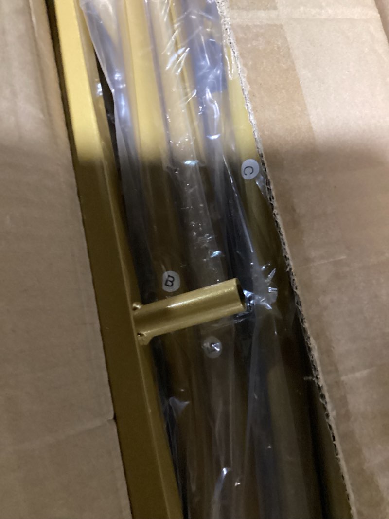 Condition photo showing New/Like New for Arch Backdrop Stand - 3PCS (7.2ft, 6.6ft, 6ft) Upgraded Metal Arch Backdrop Stand - Easy to Set up Gold Wedding Arch Frames- for Weddings, Birthday Parties, Baby Showers, Family Gatherings 3-PCS
