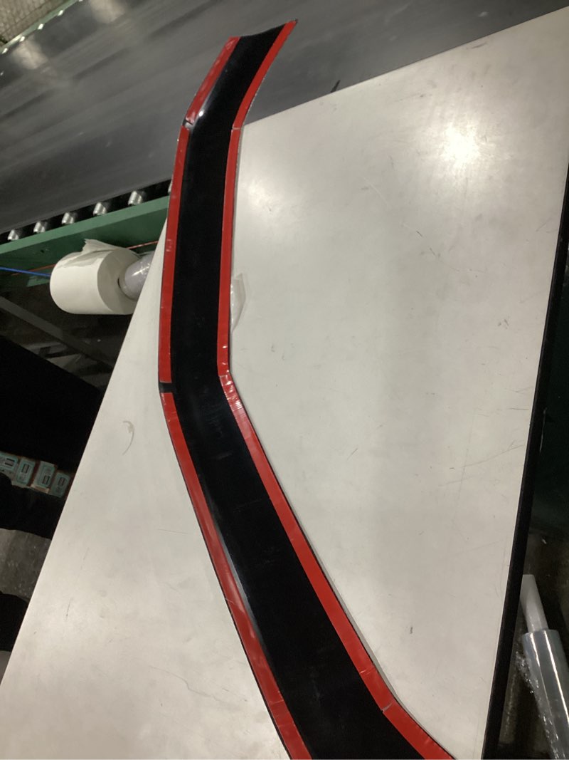 Condition photo showing As Is for chrome front lower bumper cover molding for unknown vehicle