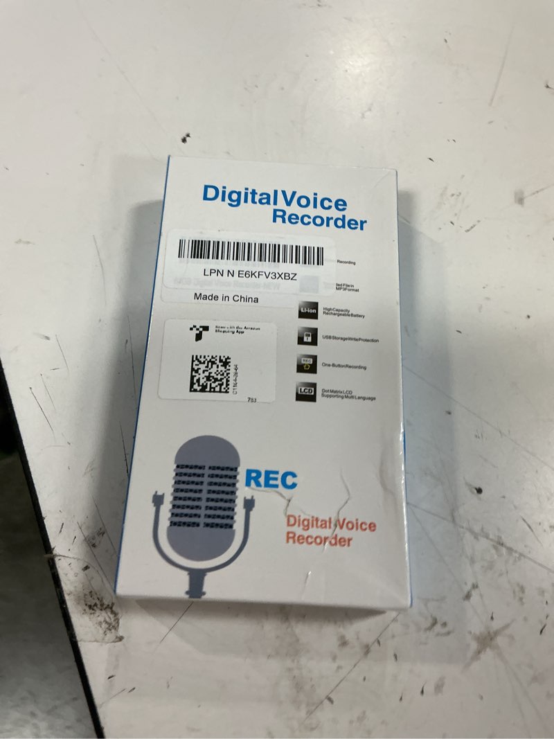 Condition photo showing New/Like New for 64gb digital voice recorder - zipcide digital voice activated recorder with ai-intelligent noise reduction, voice activated sound audio tap recorder device for lectures meetings, work, interviews