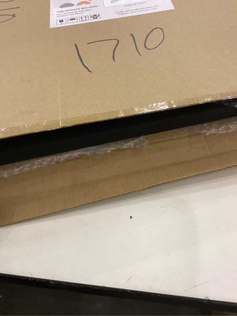 Condition photo showing New/Like New for upsimples 18x24 Picture Frame, Display Pictures 16x20 with Mat or 18 x 24 Without, Wall Hanging Poster Frames, Black, 1 Pack Black 18x24