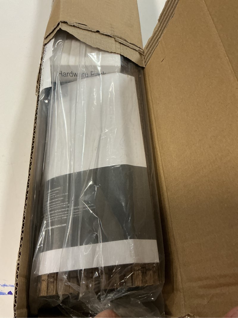 Condition photo showing Good Condition for unishades cordless bamboo roman shades for windows, blinds size (30.5" w ×64" h) colour (highfield teak) ?room darkening?highfield teak 30.5" w × 64" h
