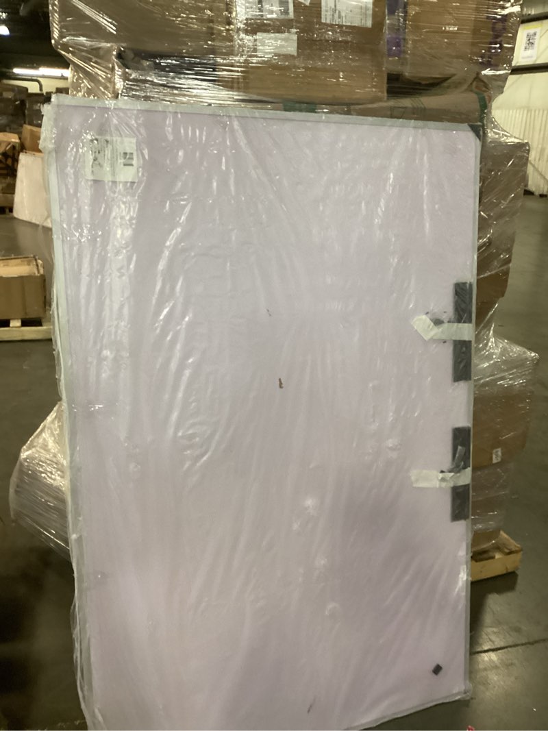 Condition photo showing As Is for VIZ-PRO Dry Erase Board/Whiteboard  Non-Magnetic  6  x 4   Wall Mounted Board for School Office and Home