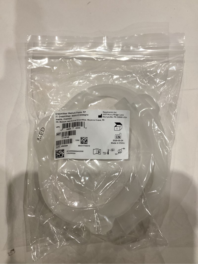 Condition photo showing As Is for Philips Healthcare Respironics DreamWear Frame, Medium