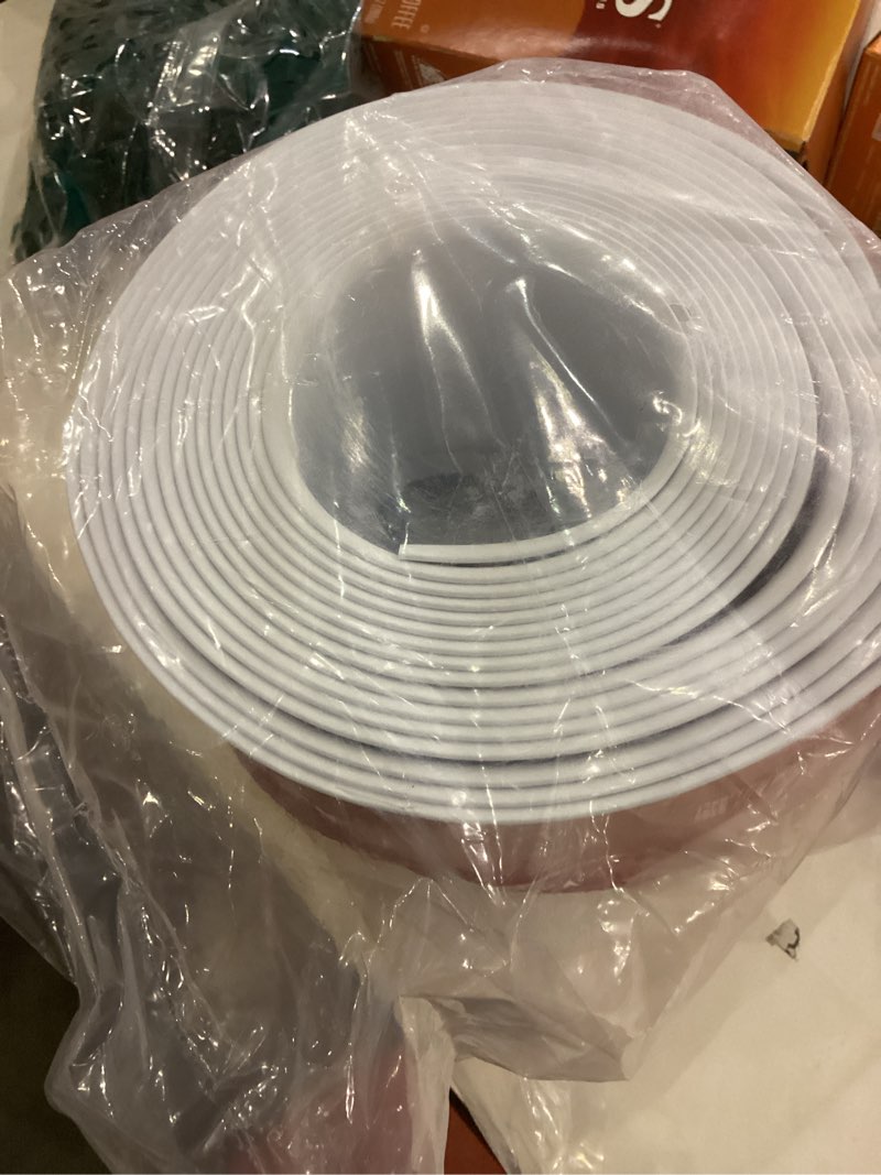 Condition photo showing New/Like New for Peel and Stick Baseboard Trim, Self-Adhesive Chair Rail Molding, Flexible Caulk and Trim Strips for Floor Wall Base Cove and More, 20ft x 4in Width: 4in Length: 20ft