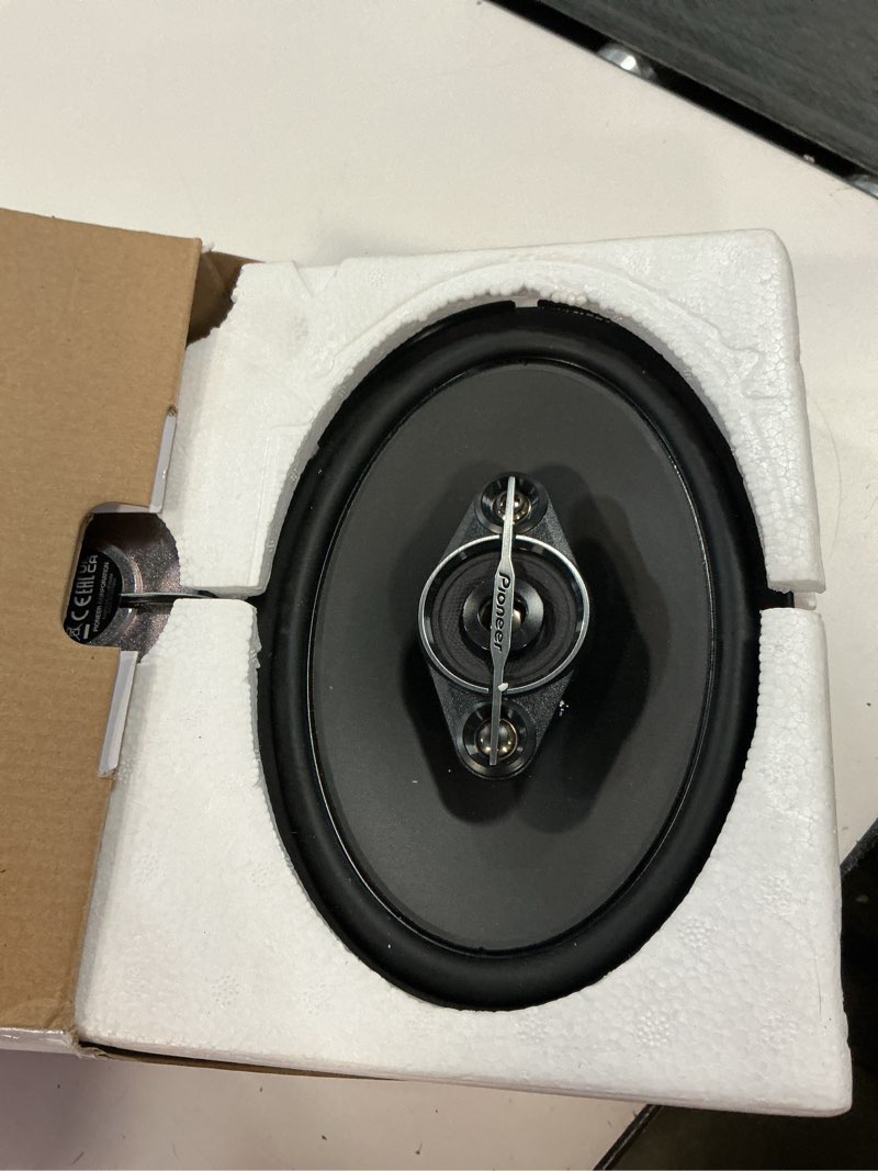 Condition photo showing As Is for PIONEER A-Series Standard TS-A6881F 6” x 8” 4-Way Speakers (Pair) – 350W Max, Balanced Sound + Smooth Treble, Enhanced Bass, Great Stock Replacement A Series Standard 6" x 8" Coaxial - 350W