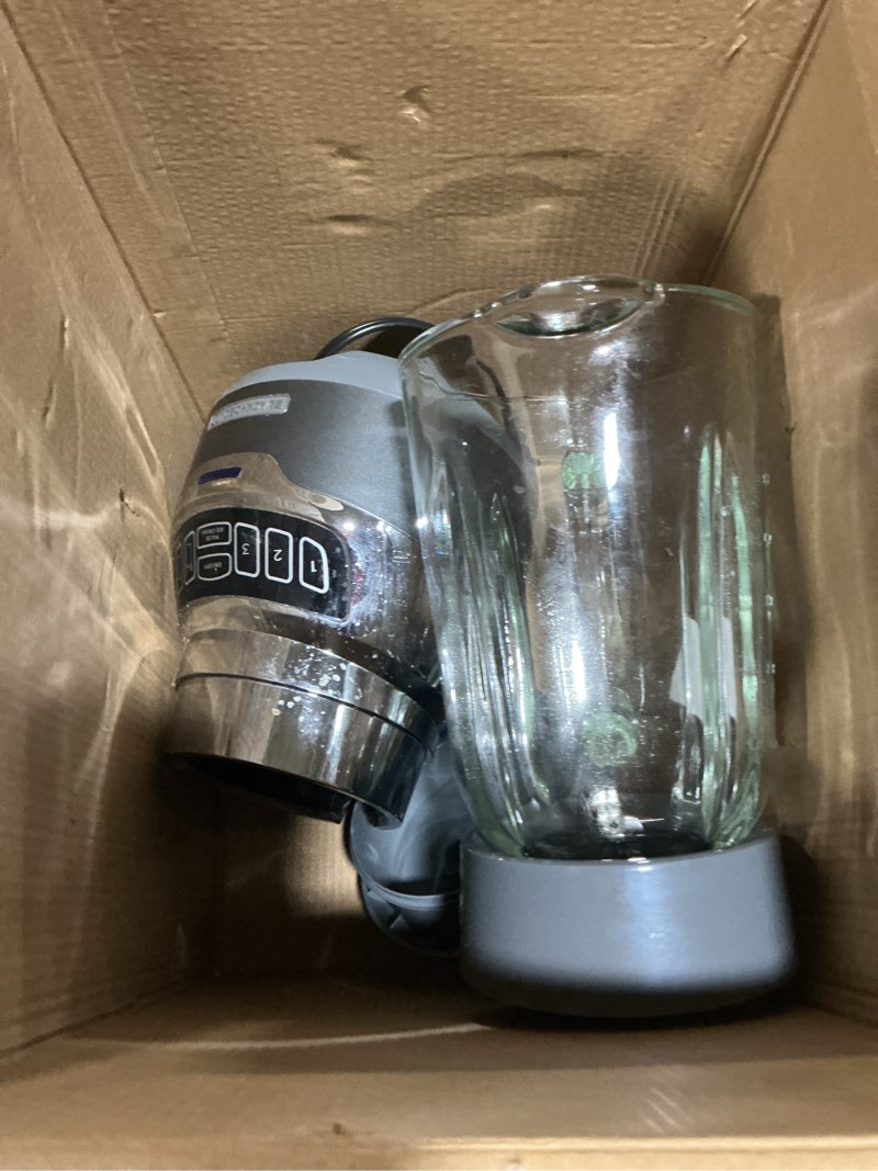 Condition photo showing As Is for BLACK+DECKER PowerCrush Digital Blender with Quiet Technology, Stainless Steel, BL1300DG-P Premium (900 Watts)