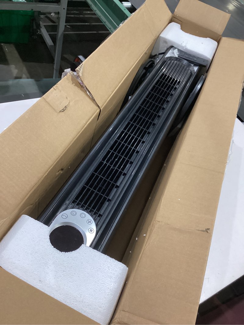 Condition photo showing Good Condition for dreo tower fan 42 inch,quiet oscillating bladeless fan with remote, 6 speeds, 4 modes, led display, 12h timer, black floor standing fan powerful for indoor home bedroom office room black standard fan