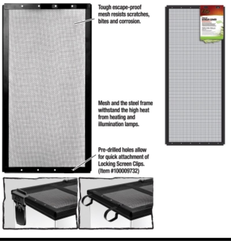 Zilla Solid Screen Covers 30 x 12 Inches