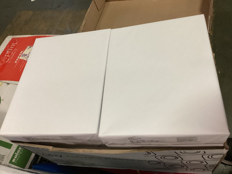 Condition photo showing New/Like New for Office Depot White Copy Paper, 8 1/2in. x 11in., 20 Lb, 500 Sheets Per Ream, Case Of 10 Reams, 40402786