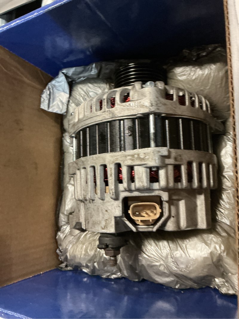 Condition photo showing As Is for SCITOO Alternator Fits for Nissan 350Z 07-09, 370Z 09-16, for Infiniti M35 09-10,for Q50 Q60 14-15,for Q70 QX50 QX70 14-16,for G37 08-13, V6 3.5L 3.7L, 150A High-output CW 7-Groove 11340 A003TJ1991 small 11340 Alternator