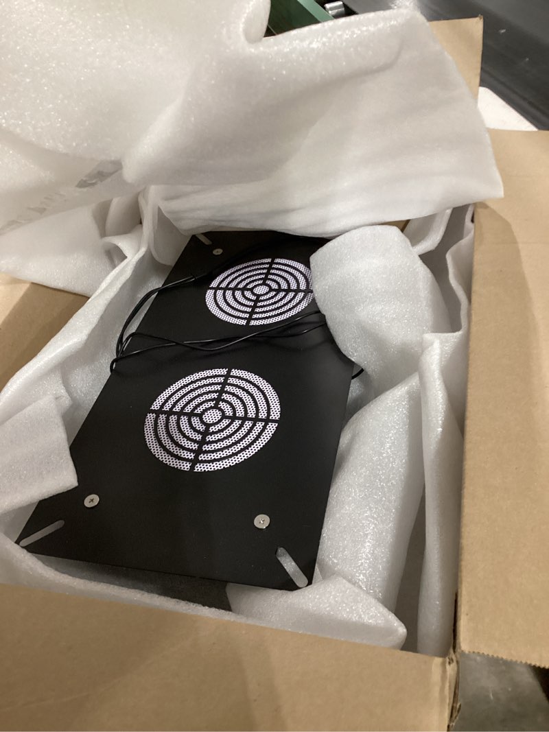 20W Solar Ventilation Fan for Chicken Coops Greenhouses Sheds Pet Houses, Outdoor Dual Fan with Meta