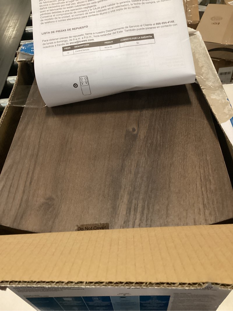 Condition photo showing As Is for UTILITECH Electric Space Heater