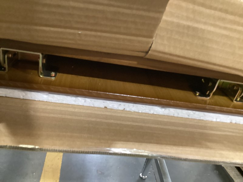 Condition photo showing As Is for japanese folding coffee table, foldable low coffee tables, bamboo floor table desk for sitting on the floor, no assembly, portable living coffee table (39.4 inch)