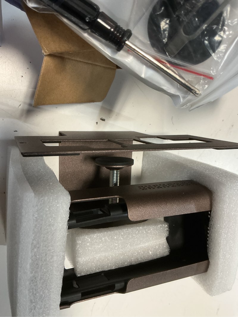 Condition photo showing Good Condition for anti theft ring doorbell mount: metal ring apartment door mount blink doorbell camera holder no drill - renter friendly ring doorbell mount no damage ?frosted bistre