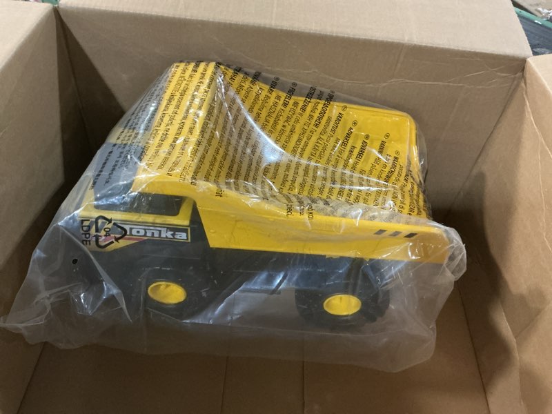 Condition photo showing Good Condition for Tonka Steel Classics Mighty Dump Truck - Made with Steel & Sturdy Plastic, Yellow Toy Construction Truck, Boys and Girls, Kids, Toddlers, Ages 3+