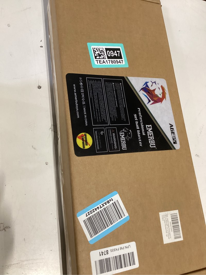 Condition photo showing Good Condition for EMERBU Pro-Grade Gel Splatter Ball Blaster ARP9 Upgraded by EMERBU - Metal and Nylon Body - 11.1V High Power - Metal Gearset - High Speed Motor - for Ages 15+ Adults Black missing parts