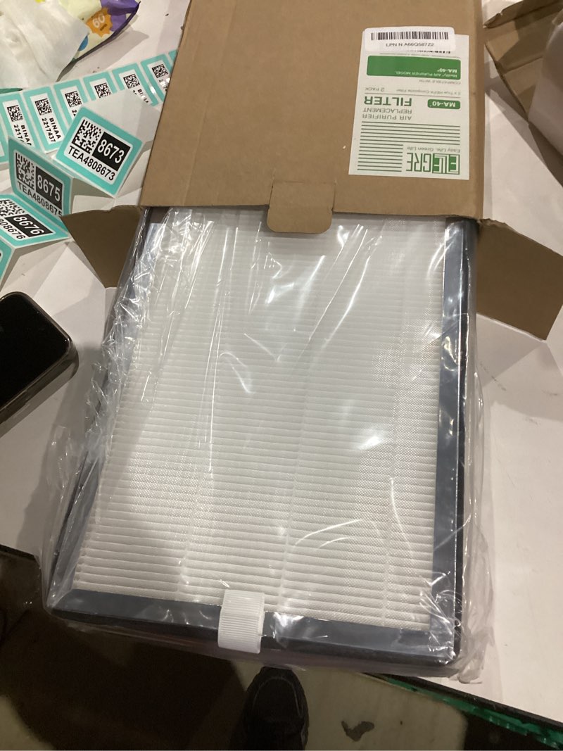 Condition photo showing As Is for 2-Pack Replacement Filter, Compatible with MA40 Air Purifier. EzLfGre 3-in-1 H13 True HEPA Filter, Compatible with Medify Air Air Purifier.