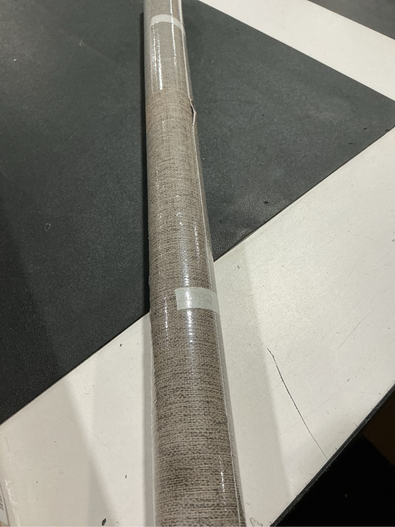 Condition photo showing New/Like New for wadile grasscloth peel & stick wallpaper. 15.7”x78.7” . textured contact paper for cabinets, faux linen wallpaper. 