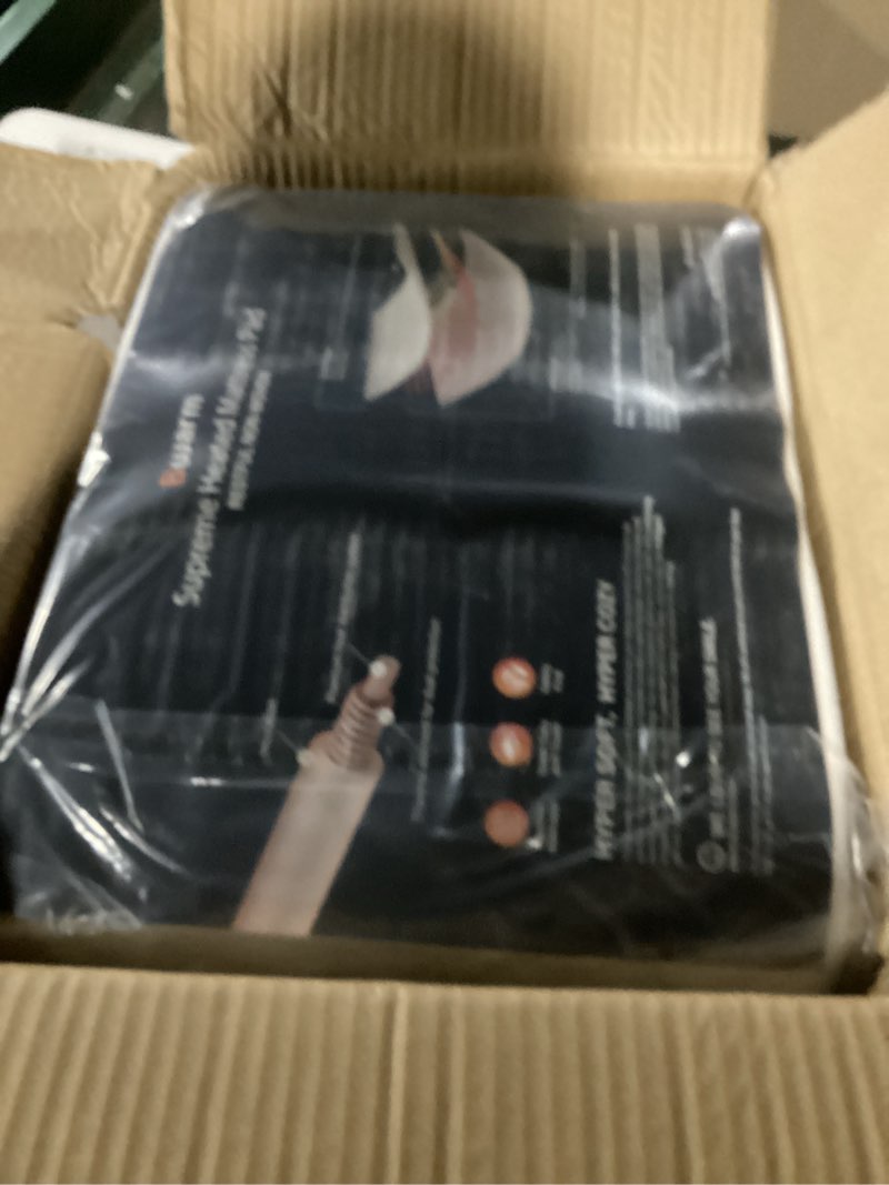 Condition photo showing Good Condition for Bwarm Electric Heated Mattress Pad Queen Size, 60" x 80", Bed Warmer, 9 Heat Settings, 1-12 Hours Auto Off, Deep Pocket, Fast Heating, Machine Washable, Soft and Cozy