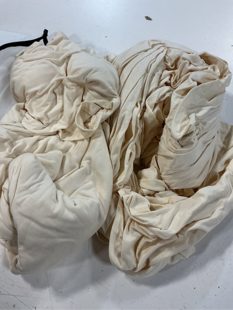 Condition photo showing Good Condition for beige arch cover 3 set - 4ft, 5ft, 6ft arch backdrop cover spandex fitted wedding arch stand covers for baby shower birthday party wedding bridal shower ceremony banquet photo background decorations 6ft+5ft+4ft beige