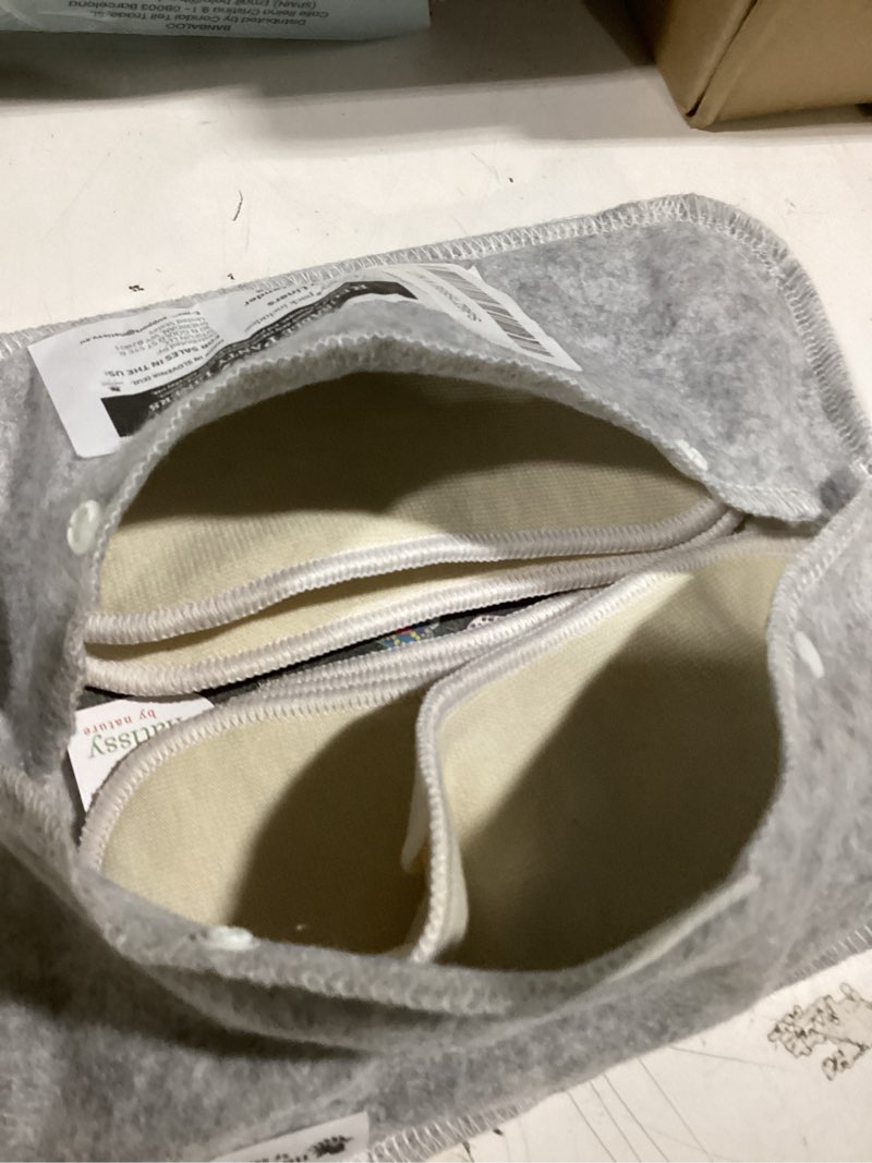 Condition photo showing Good Condition for made in eu - ultra-soft reusable panty liners (small, 7-pack) – high-temp washable cloth panty liners for women & teens – breathable organic cotton keeps you fresh & dry for vaginal daily discharge organic natural unbleached small
