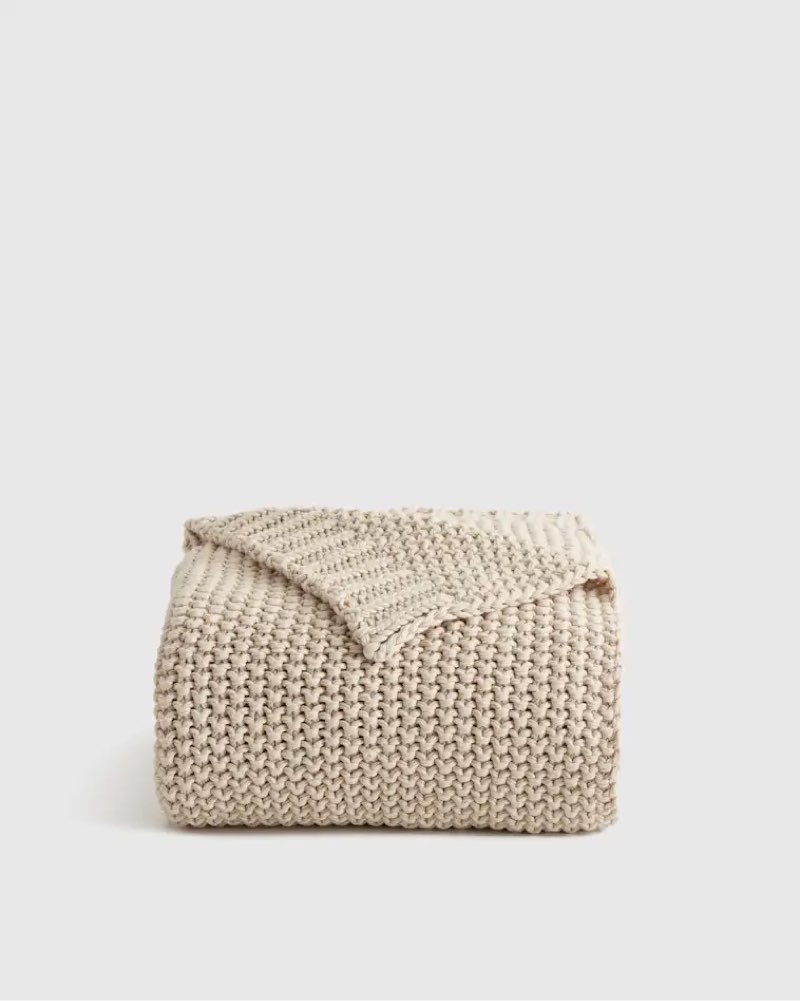  quince cotton fisherman throw