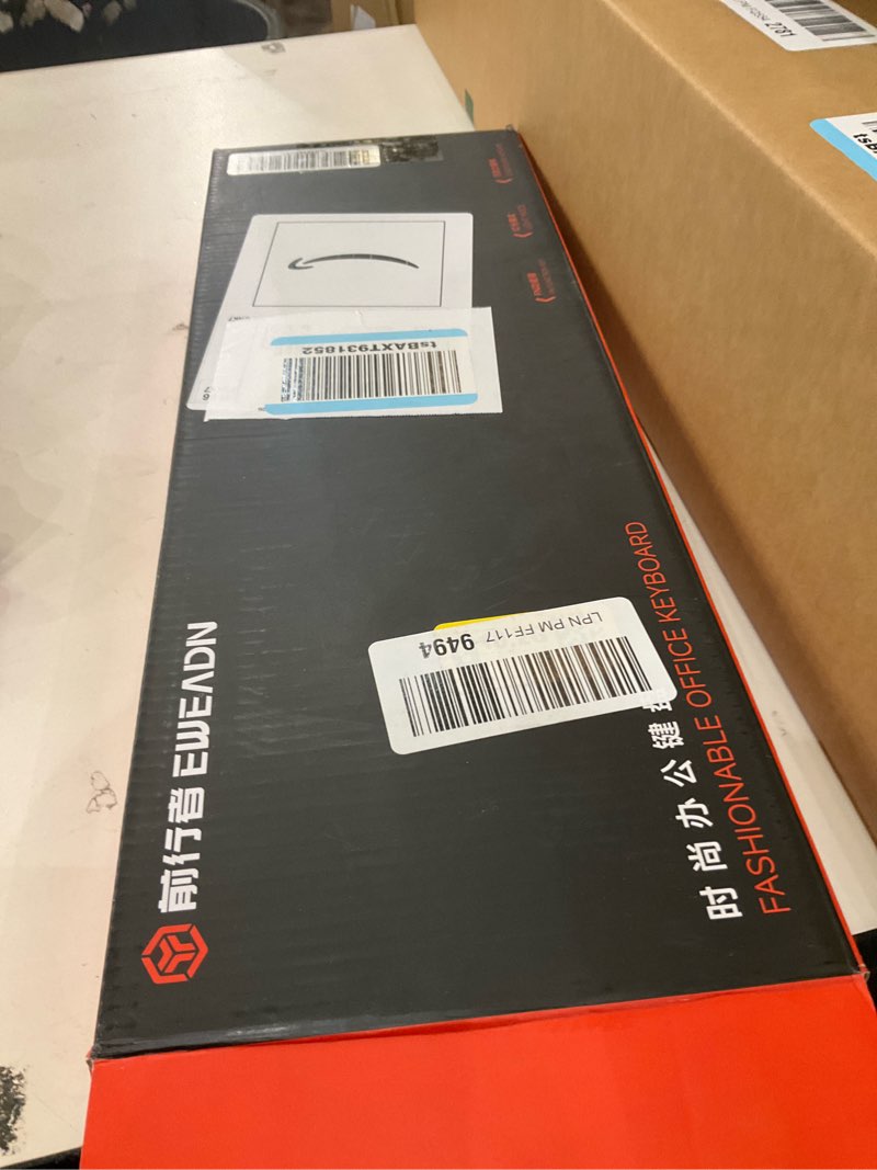 Condition photo showing Good Condition for EWEADN GX710S Backlit Computer Keyboards, Wired USB Keyboard with Blue Backlit, Metal Panel, Plug and Play, Pudding Keycaps Full Size Quite Computer Keyboard for Win/PC/Laptop-Black