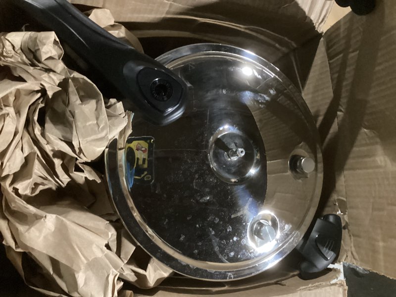 Condition photo showing Good Condition for WantJoin Pressure Cooker Stainless Steel 6.5 Qt, Commercial Stove Top Pressure Cooker Pot Used for Pressure Foodie or Steaming, Compatible with Gas & Induction Cooker 6.5 Quarts