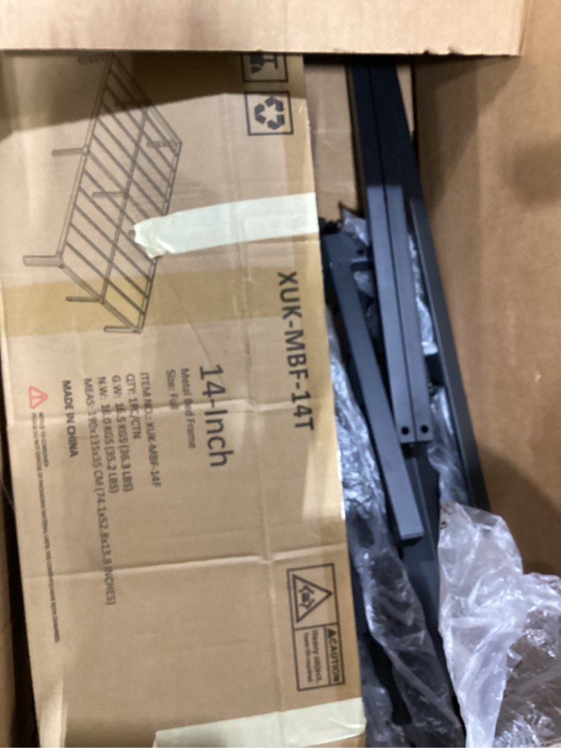Bed metal frame full