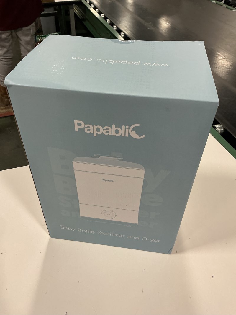 Condition photo showing New/Like New for Papablic Baby Bottle Sterilizer and Dryer Pro, Esterilizador De Biberones, Electric Steam Sterilizer for Baby Bottles, Pacifiers, and Pump Parts, Large Capacity 10 Bottles