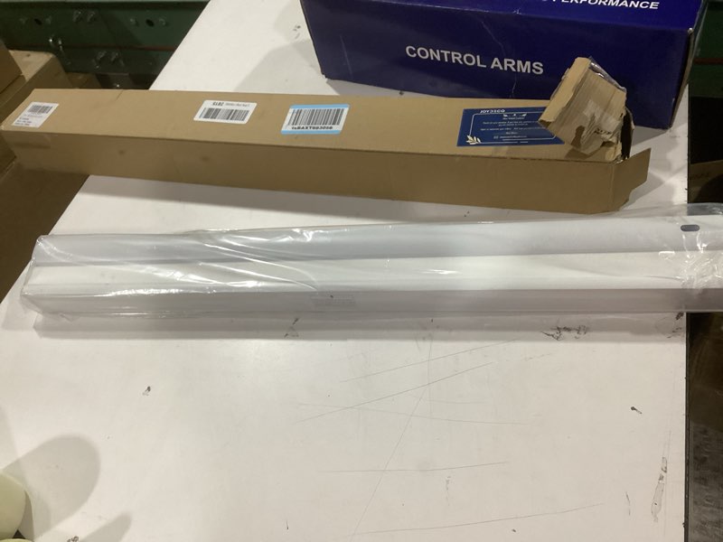 Condition photo showing Good Condition for Joydeco No Tools No Drill Cordless Cellular Shades, Light Filtering Honeycomb Blinds for Indoor Windows, Thermal Insulating & Noise Reducing (White, 29" W x 64" H) Light Filtering - White 29"W x 64"H