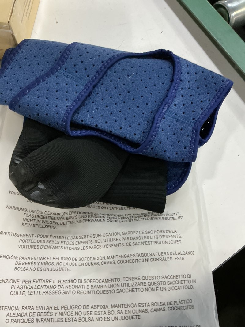Condition photo showing As Is for coodeo dog socks to prevent licking paws, healing boots & paw protectors with non-slip bottoms for wound protection, waterproof sleeve shoes for licking?blue?3xl_right 3xl_right blue