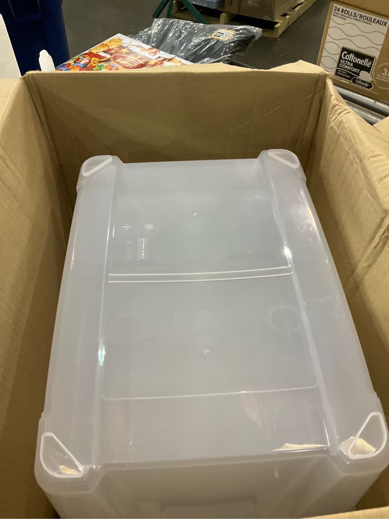 clear container