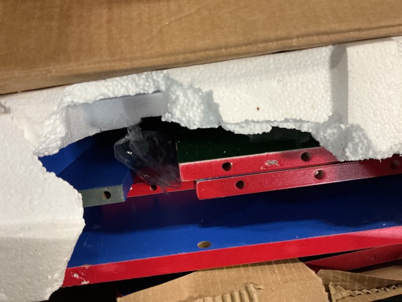 Condition photo showing As Is for delta children interactive wood toddler bed, disney mickey mouse mickey mouse toddler bed