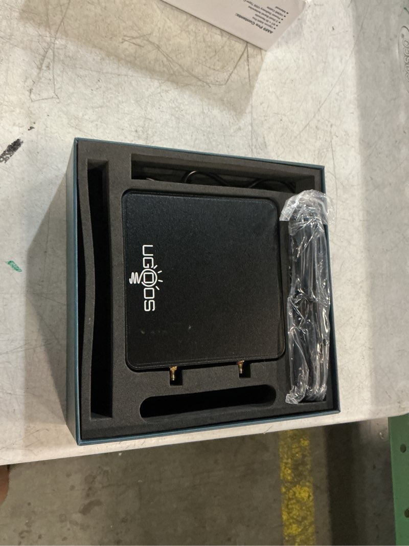 Condition photo showing As Is for ugoos am9 pro tv box android 14.0 amlogic s905x5-j 4gb ram 64gb rom 2.4g/5g dual wifi ethernet 1000m usb 3.0 bt5.3 support av1 vp9 h.265 4k hdr box