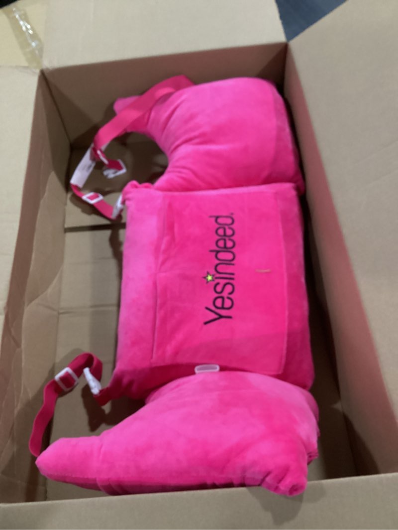 Condition photo showing Good Condition for yesindeed post mastectomy pillow – recovery cushion with strap, shoulder loops & gel pack – soft pink support pillow for breast, heart, c?section & hysterectomy recovery (pink)