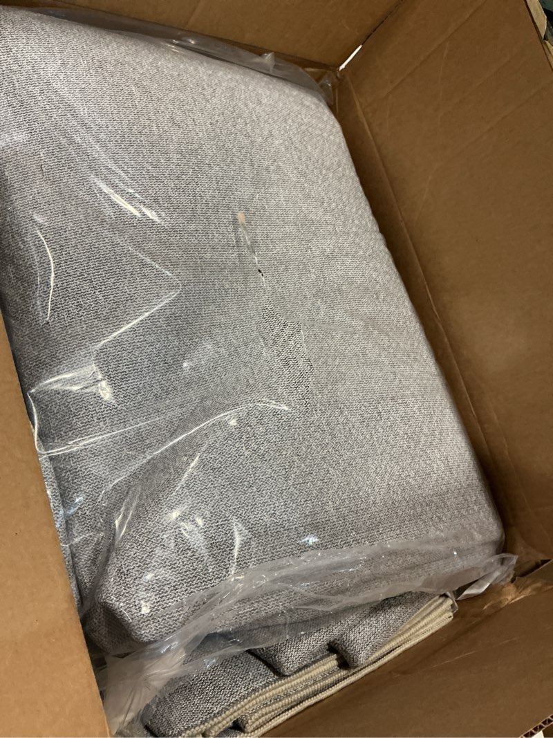 Condition photo showing Good Condition for vintage living room area rug - 8x10 large machine washable boho area rug distressed floral rugs for bedroom, soft non-slip indoor floor accent rugs for office dining room (cream beige, 8'x10') cream beige 8' x 10' (rectangular)