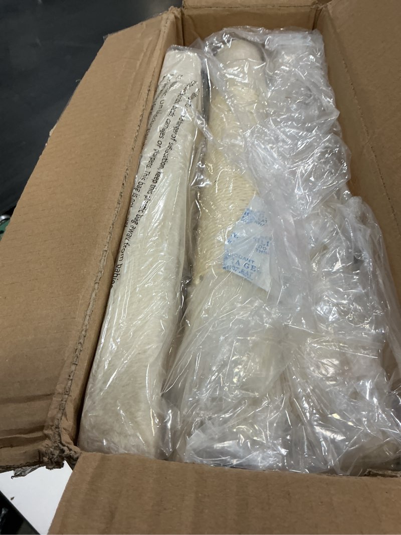 Condition photo showing Good Condition for yaheetech 23.5in cat tree tower, cat condo with sisal-covered scratching posts, cat house activity center furniture for kittens, cats and pets - beige