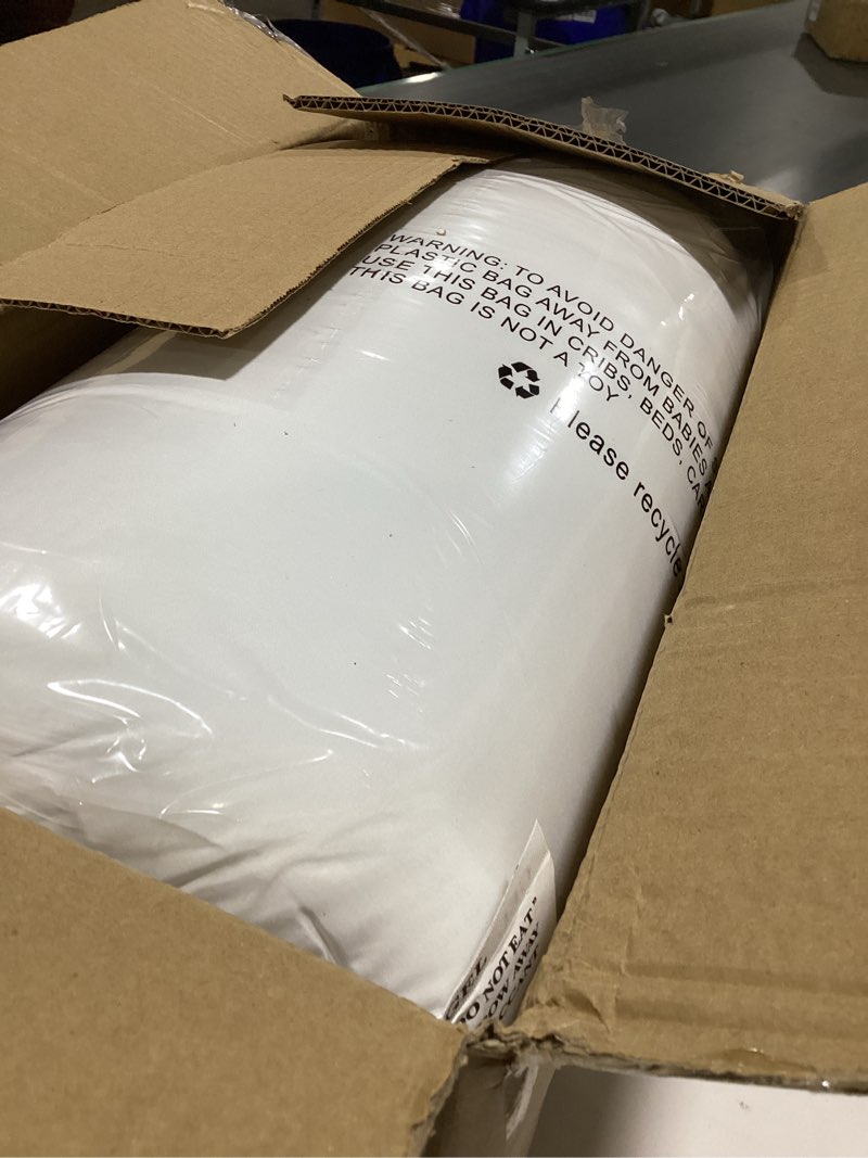 Condition photo showing Good Condition for Serta Down Illusion Soft Hypoallergenic Soft/Medium Bed Pillows for Side, Stomach or Back Sleepers (2 Pack), Queen, White White Queen Soft/Medium