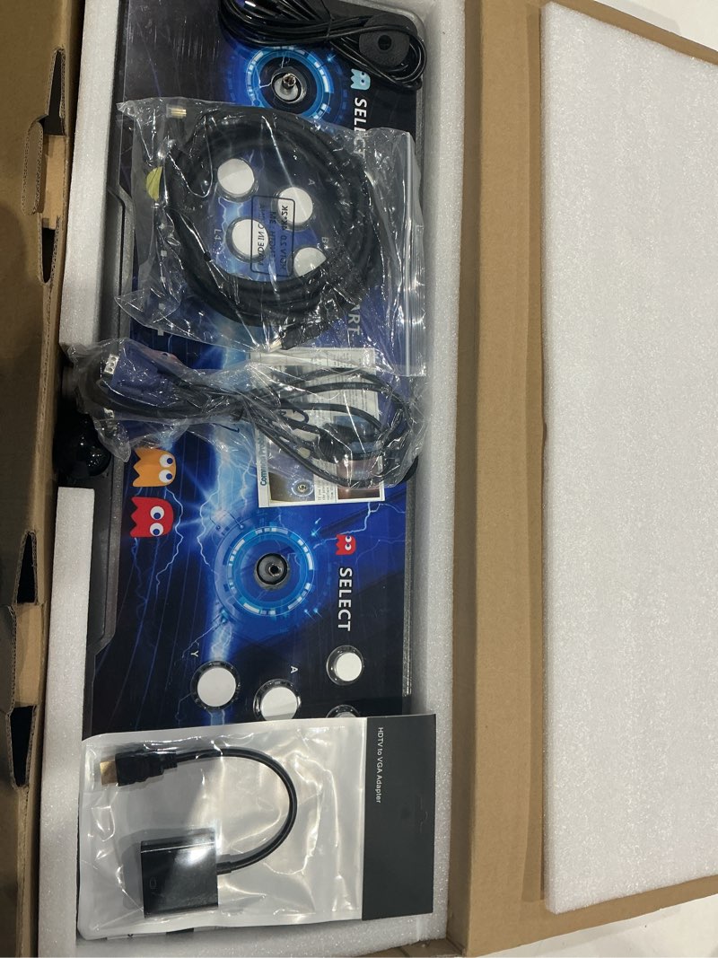 Condition photo showing Good Condition for regiisjoy 50000 in 1 pandoras box ultra arcade game console , retro game machine for pc & projector & 4k tv, 3d games, search/save/load/pause games, 1280x720,256g tf ultra whole